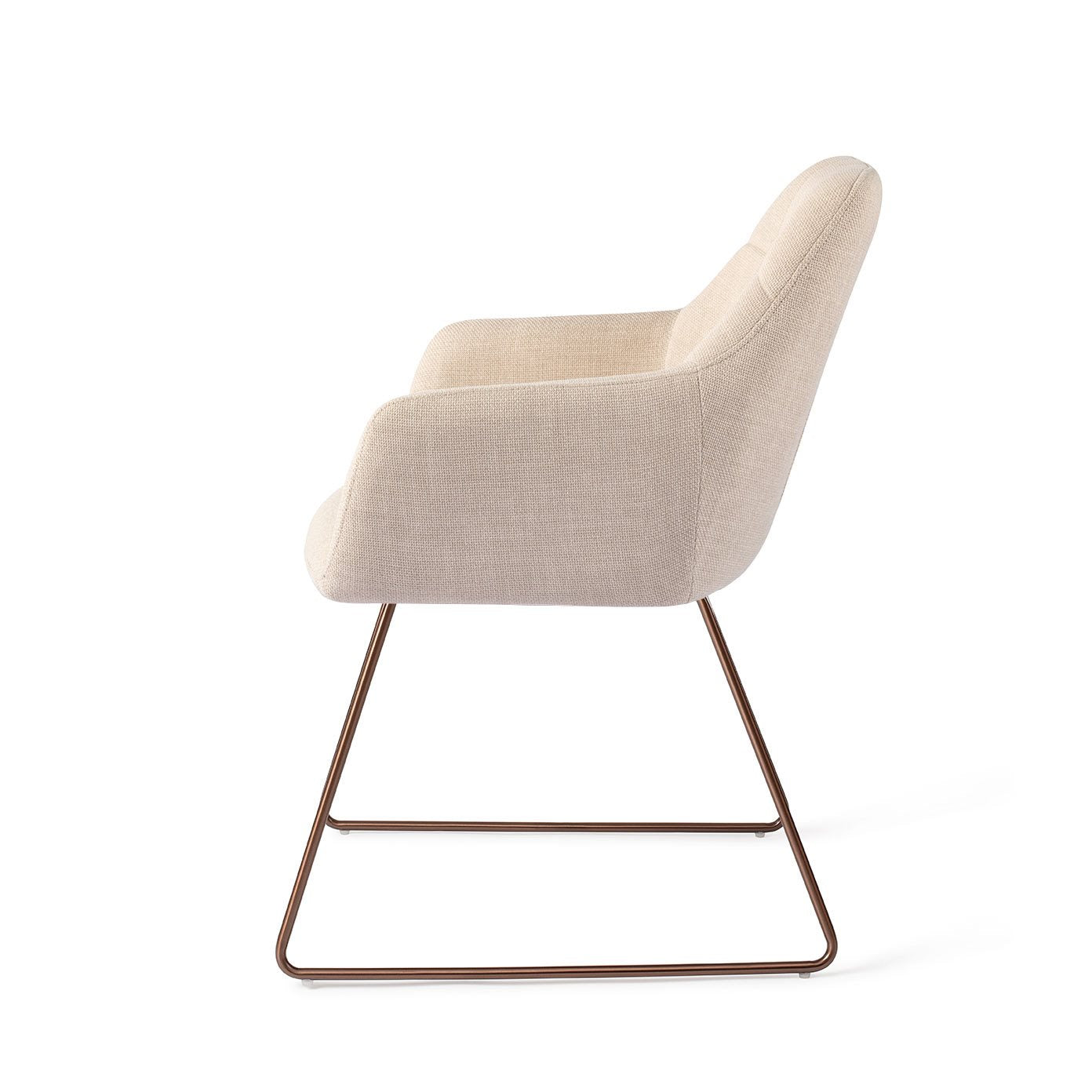 Noto Dining Chair Overnight Oats Slide Rose