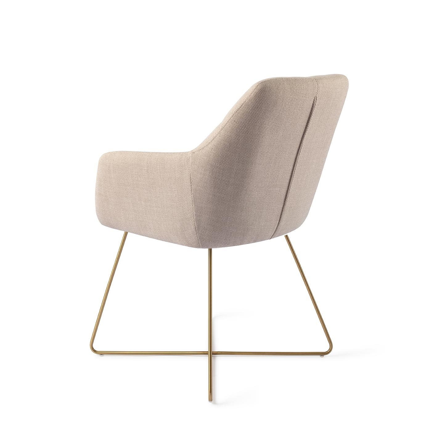 Noto Dining Chair Overnight Oats Cross Gold