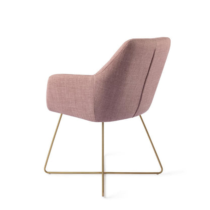 Noto Dining Chair Vintage Rose Cross Gold