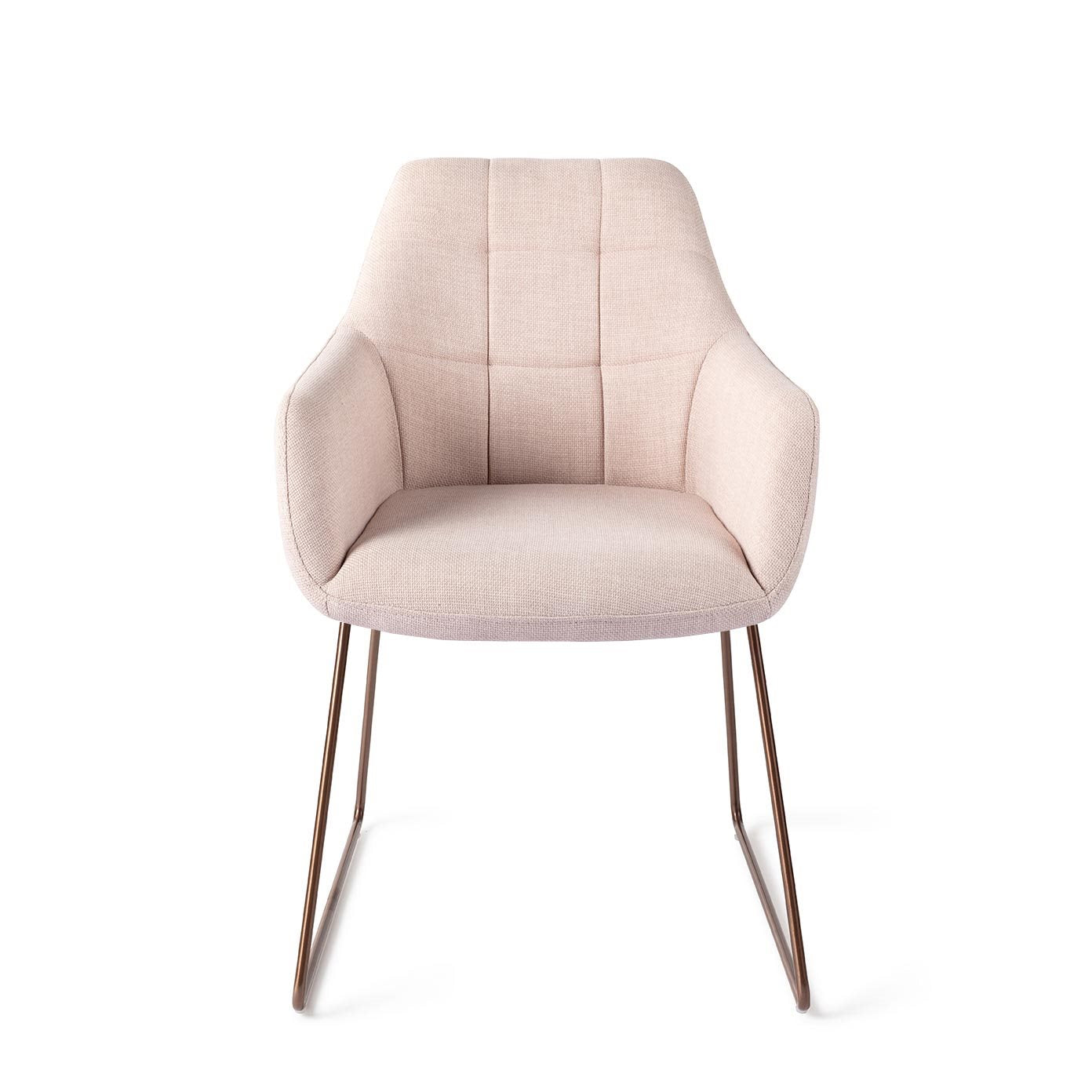 Noto Dining Chair Petal Pink Slide Rose