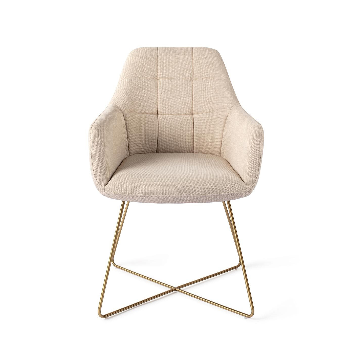 Noto Dining Chair Overnight Oats Cross Gold