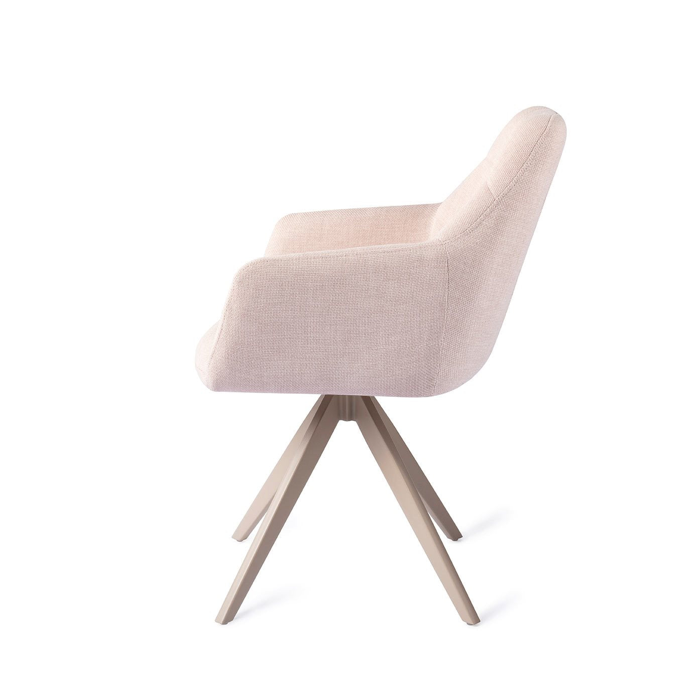 Noto Dining Chair Petal Pink Turn Beige