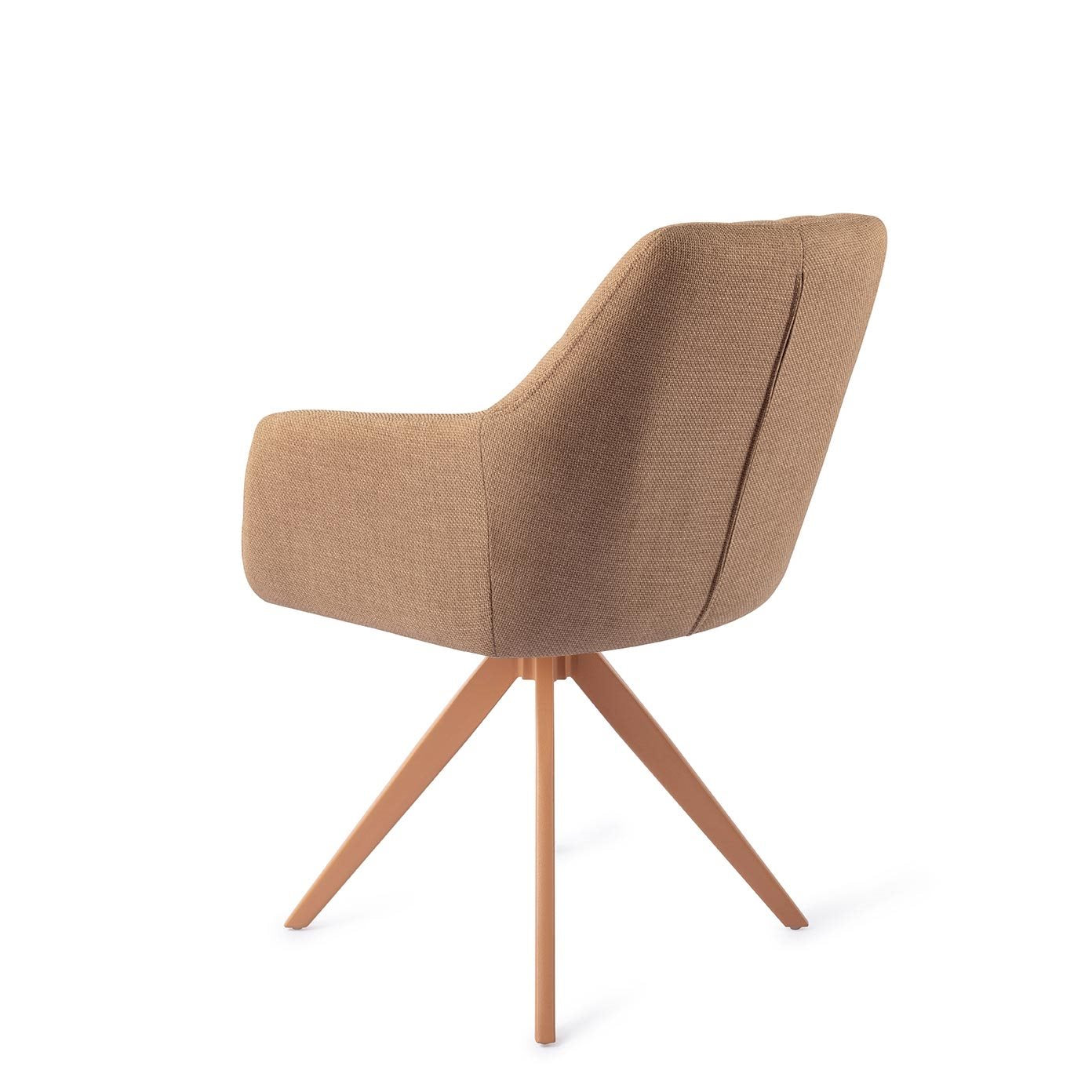 Noto Dining Chair Toasted Toffee Turn Peach