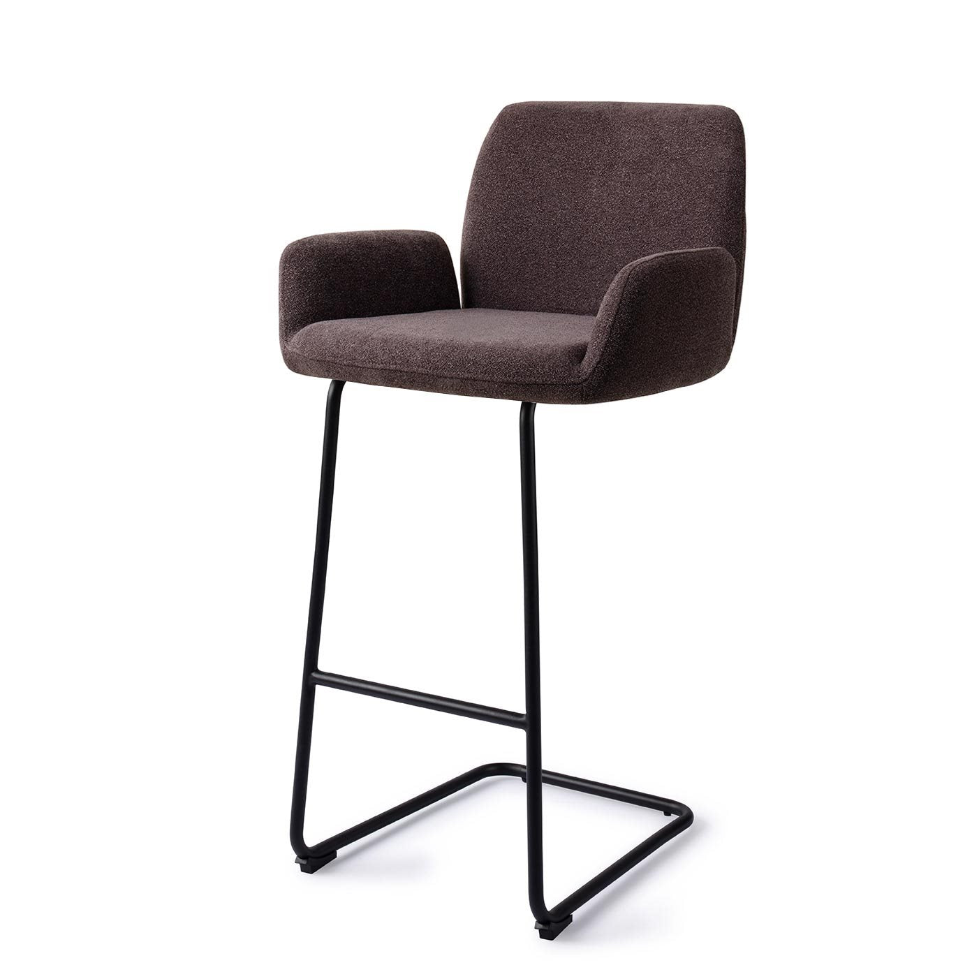 Misaki Bar Chair Almost Black Arch Bar (75 cm)