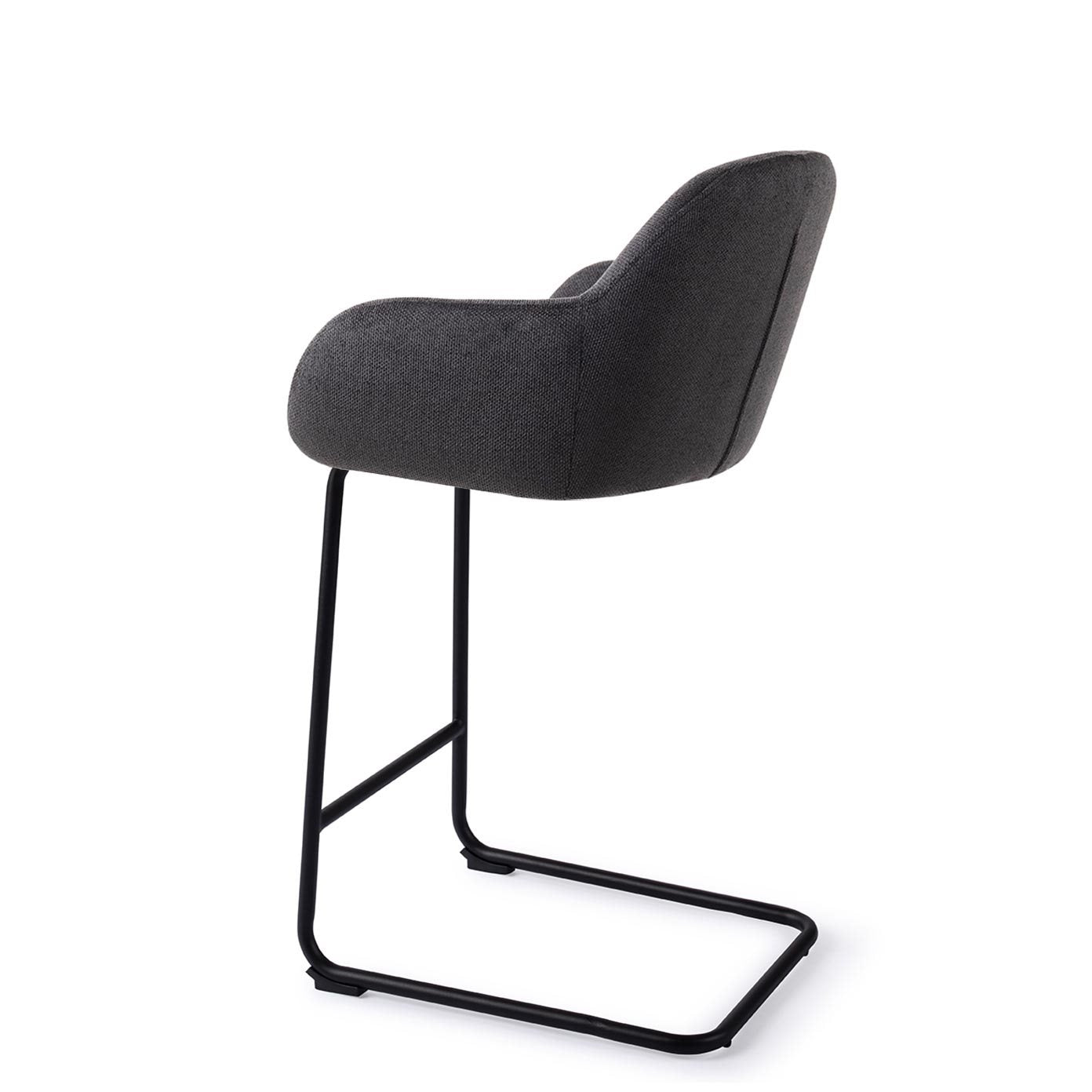 Kushi Bar Chair Black- Out Arch Counter (65 cm)