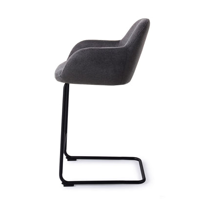 Kushi Bar Chair Black- Out Arch Counter (65 cm)