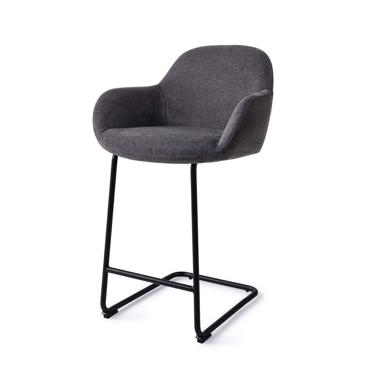 Kushi Bar Chair Black- Out Arch Counter (65 cm)