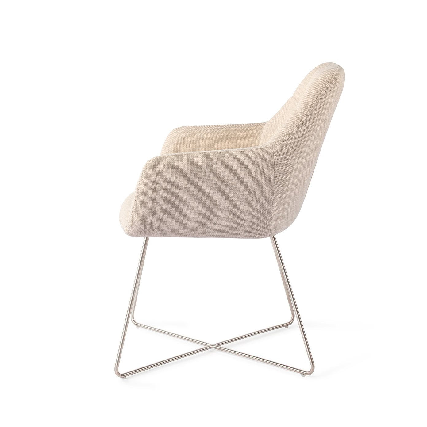 Noto Dining Chair Overnight Oats Cross Steel