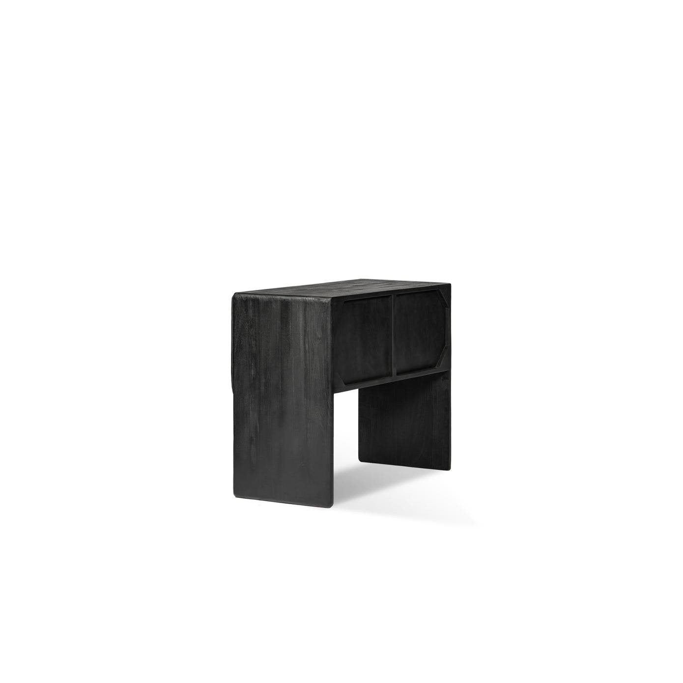 Mehamn Sideboard Black 2 Door Sideboard