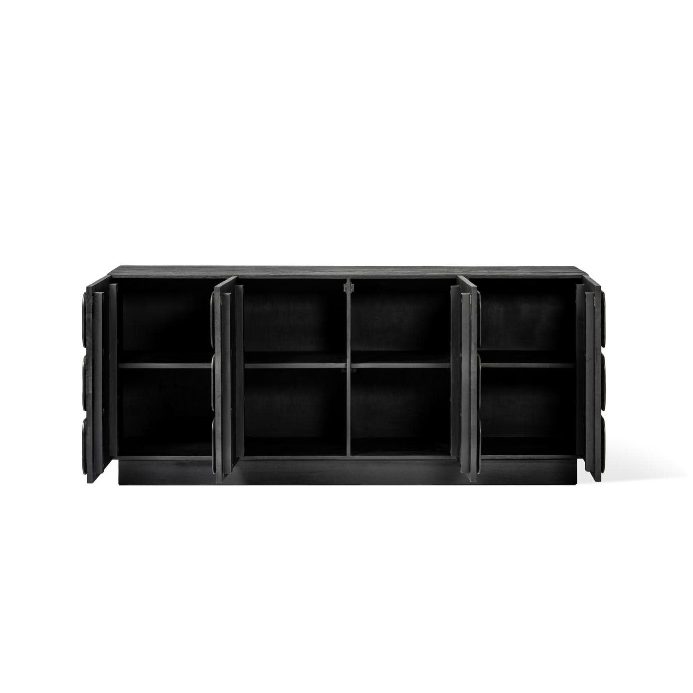 Sirkka Sideboard Black Sideboard 4 Door