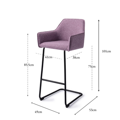 Hofu Bar Chair Violet Daisy Arch Bar (75 cm)