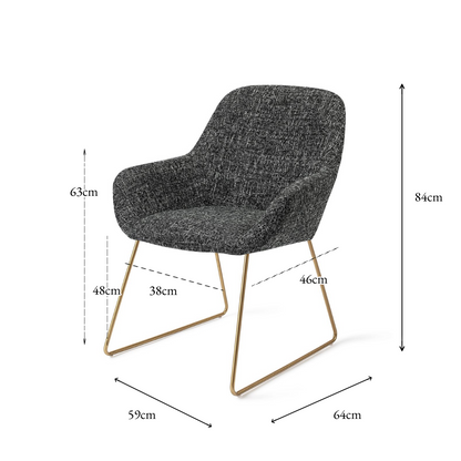 Kushi Dining Chair Skyfall