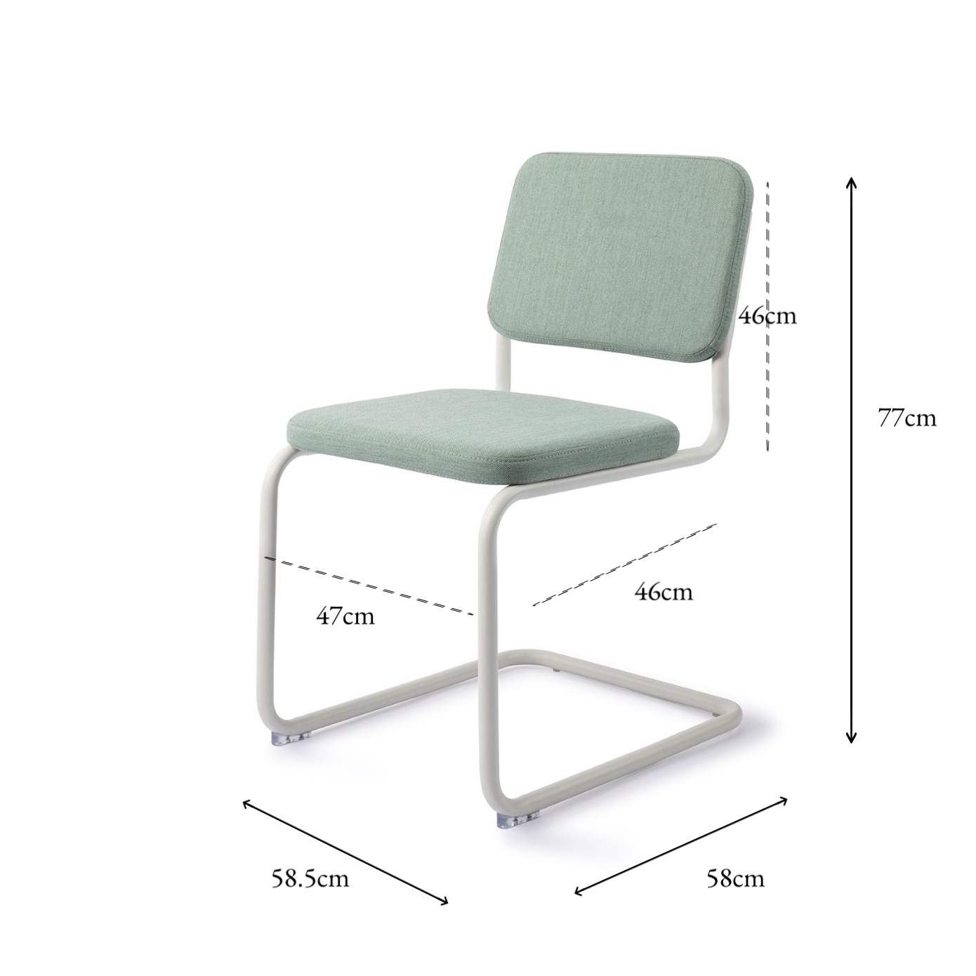 Mugi Dining Chair Spearmint  Ice