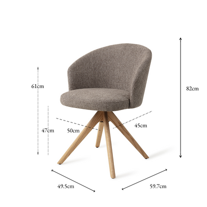 Niimi Dining Chair Saving Greige Revolve Natural