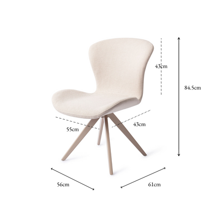 Moji Dining Chair Coconuts Turn Beige