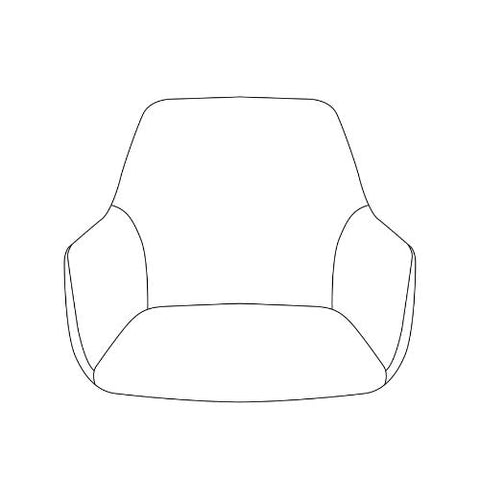 hiroo dining chair base icon