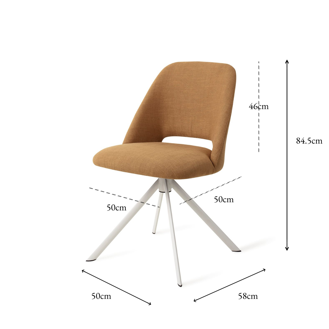 Sasue Dining Chair Oh My Ochre Revolve White