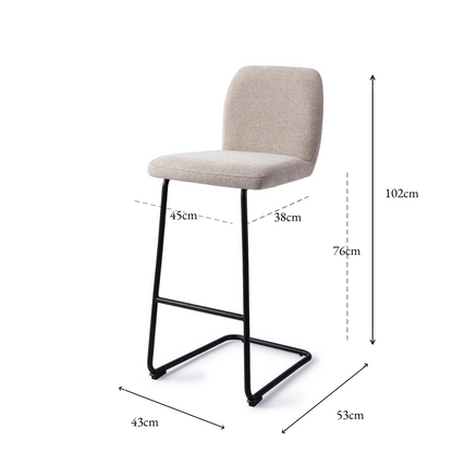 Ikata Bar Chair Pretty Plaster Arch Bar (75 cm)