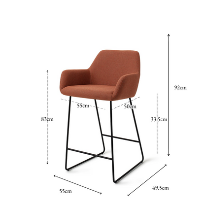 Hiroo Bar Chair Hearth Harmony Slide Counter (65 cm)