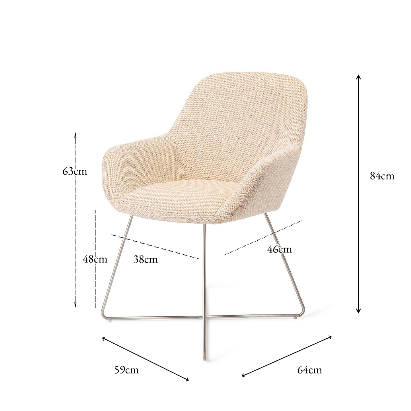 Kushi Dining Chair Trouty Tinge