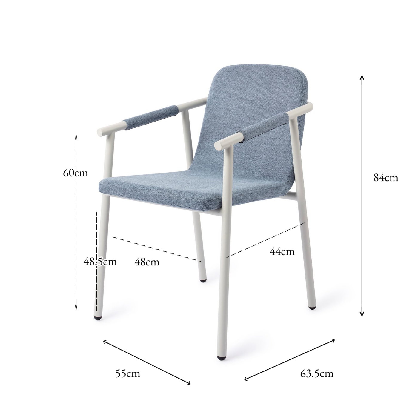 Kochi Dining Chair Blue Bird