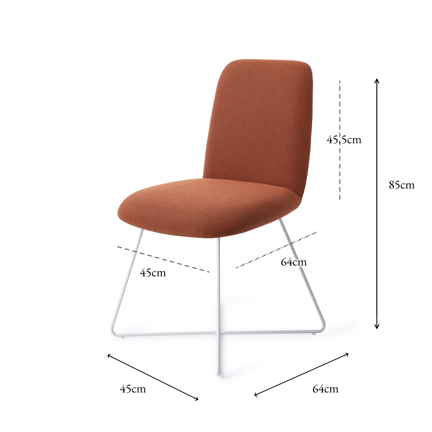 Taiwa Dining Chair Hearth Harmony Cross White