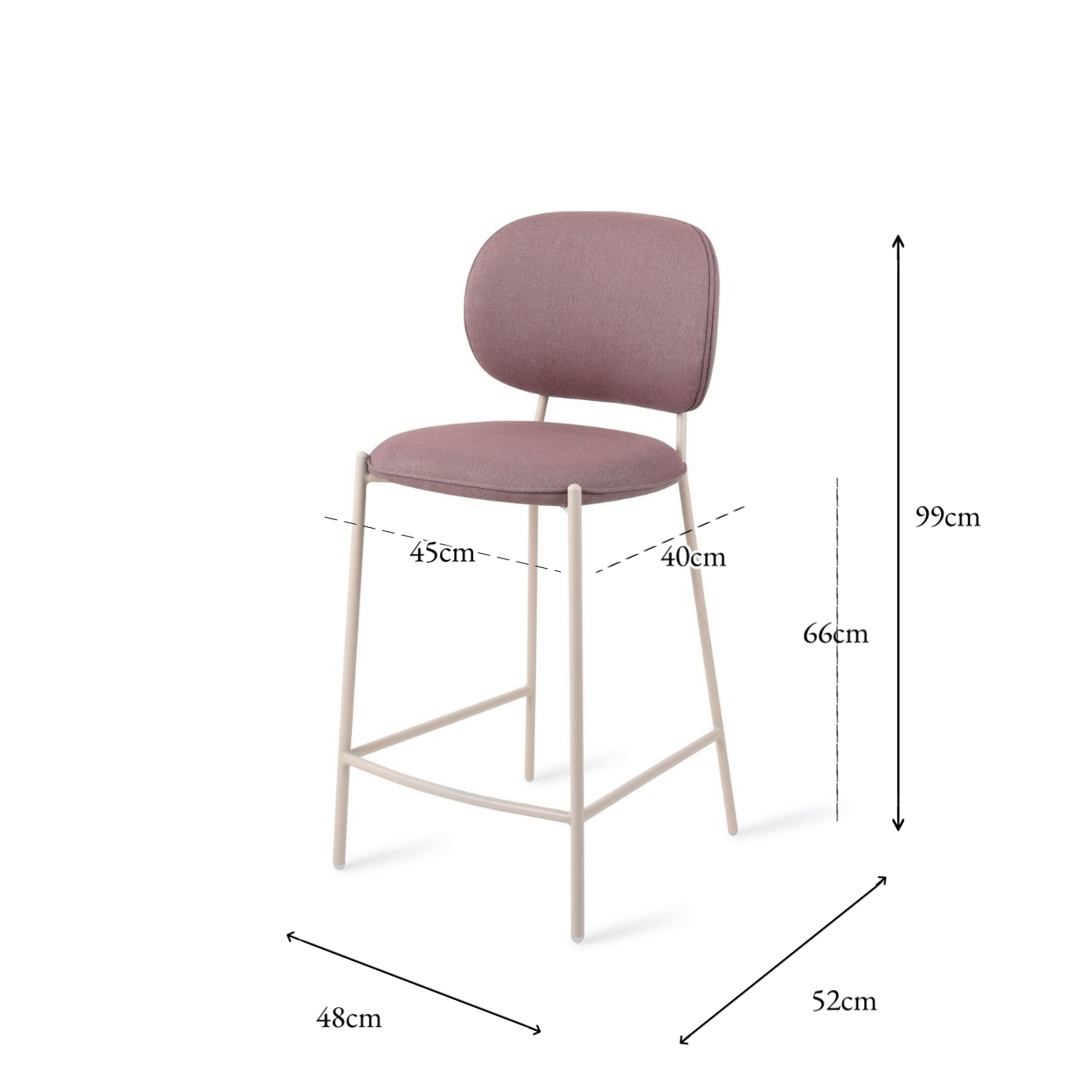 Yoichi Bar Chair Purple Rain Counter