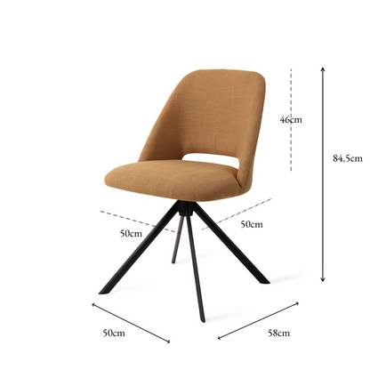 Sasue Dining Chair Oh My Ochre Revolve Black