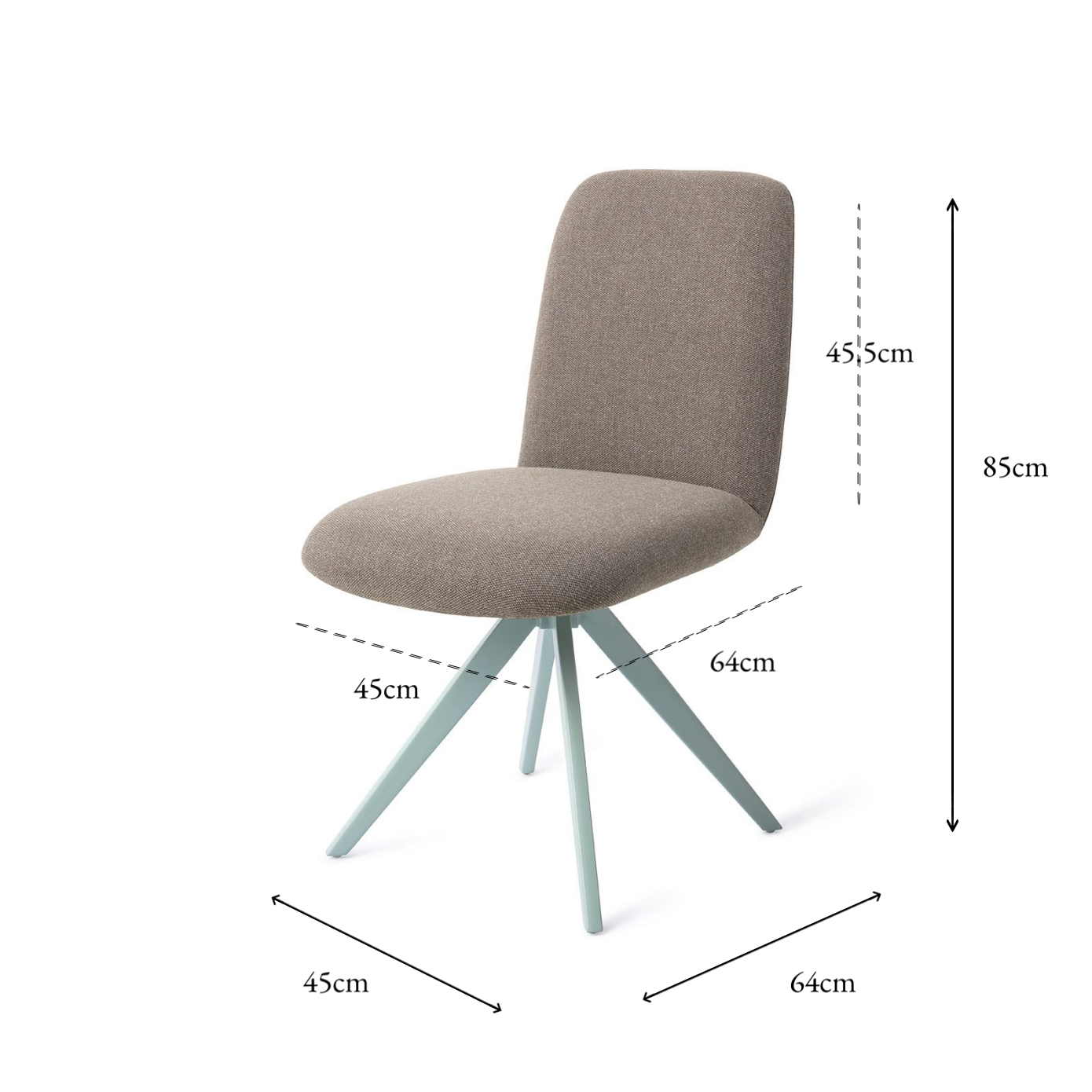 Taiwa Dining Chair Foggy Fusion Turn Mint