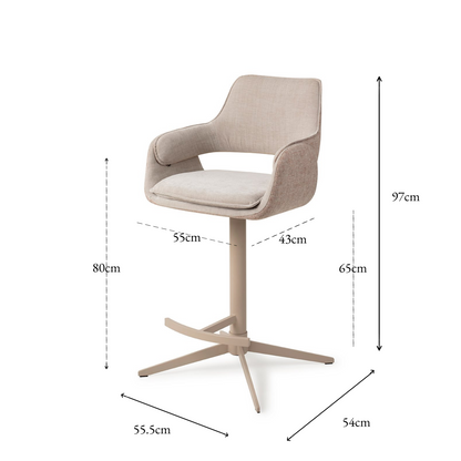 Oketo Bar Chair Driftwood Drive Counter