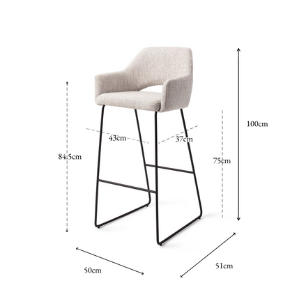 Yanai Bar Chair Pigeon Slide Bar (75 cm)