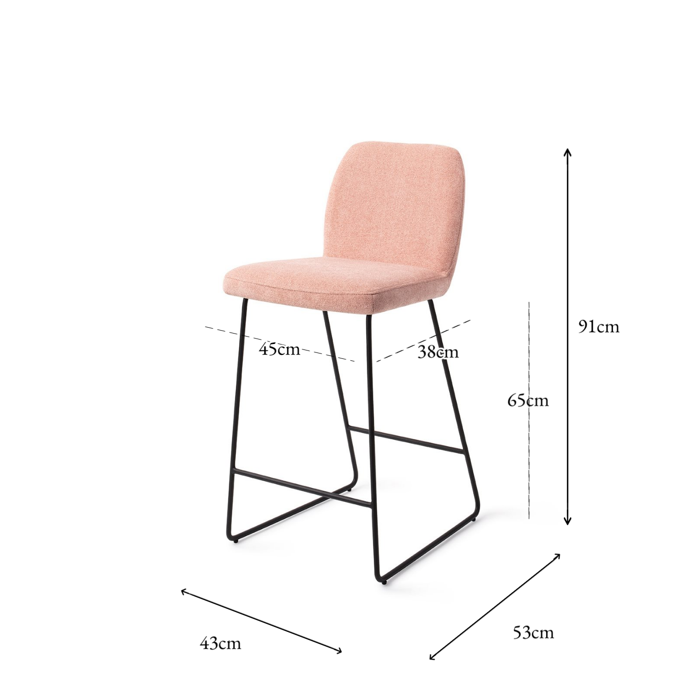 Ikata Bar Chair Anemone Slide Counter (65 cm)